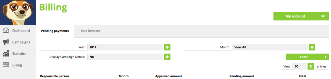 Publisher Billing
